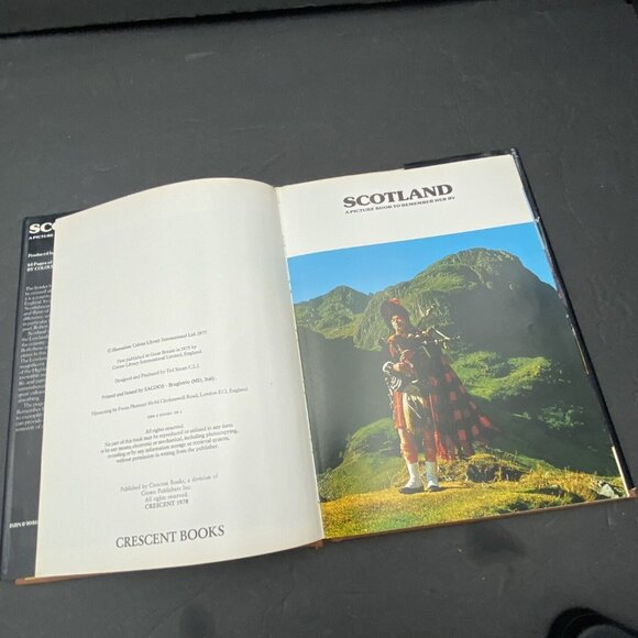 Scotland A Picture Book To‎ Remember Her By Book Ted Smart Vintage 1978 - Picture 7 of 12